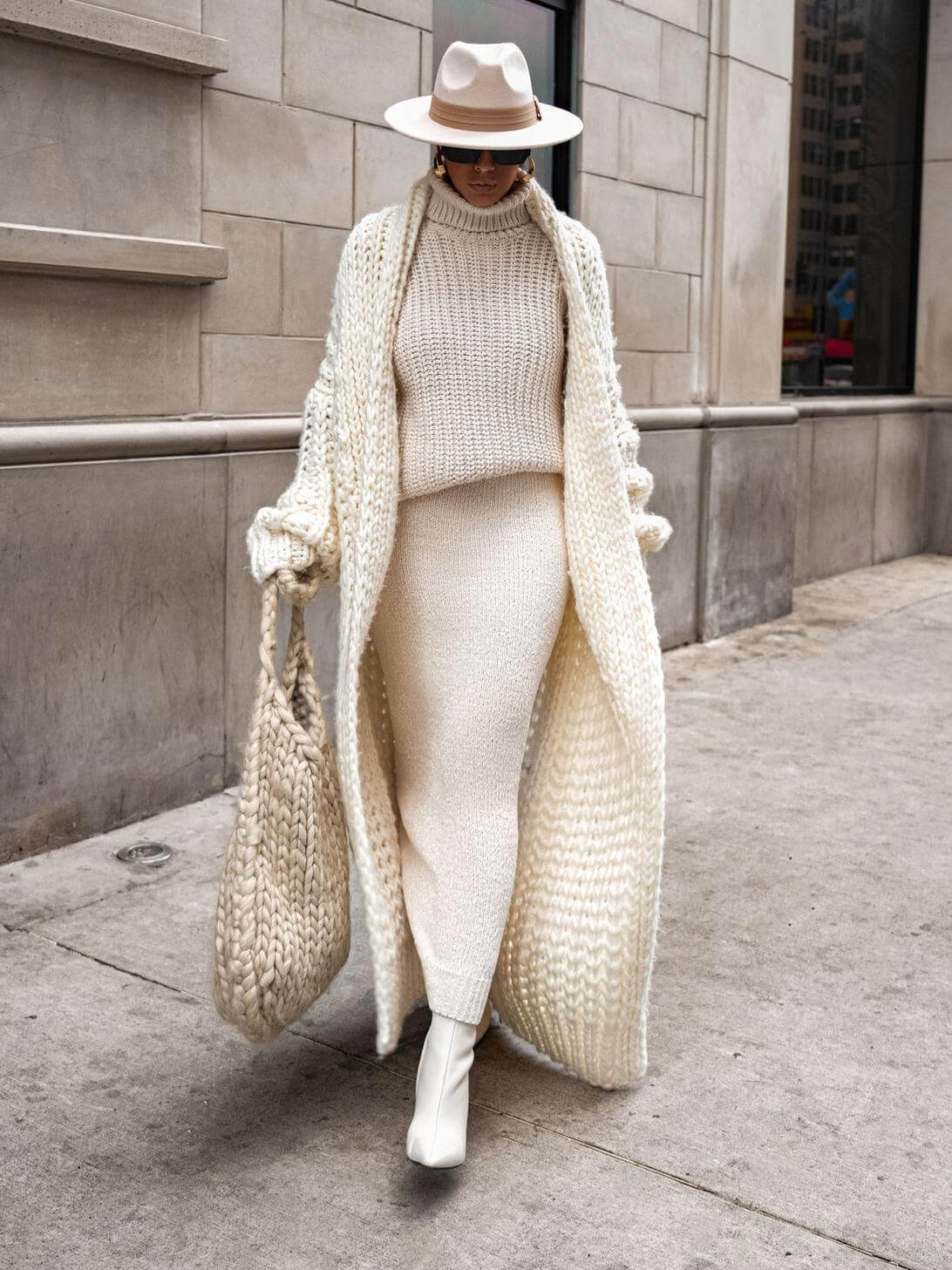 Ivory™ | Knitted Coat