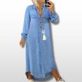 Lina™ | Denim-Look Kleid