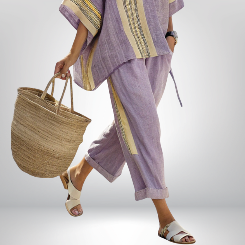 Daisy™ | Boho Komplett mit Streifenmuster