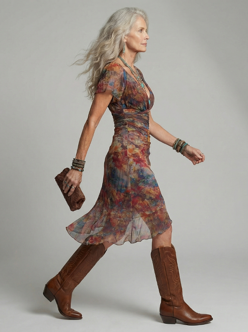 Aeris | Ruhiger Midi-Kleid Halter