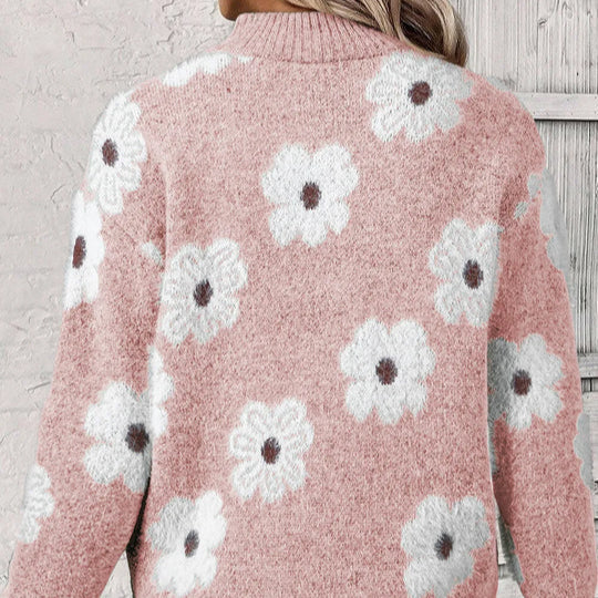BLOOM | Pullover mit Zip-Kragen
