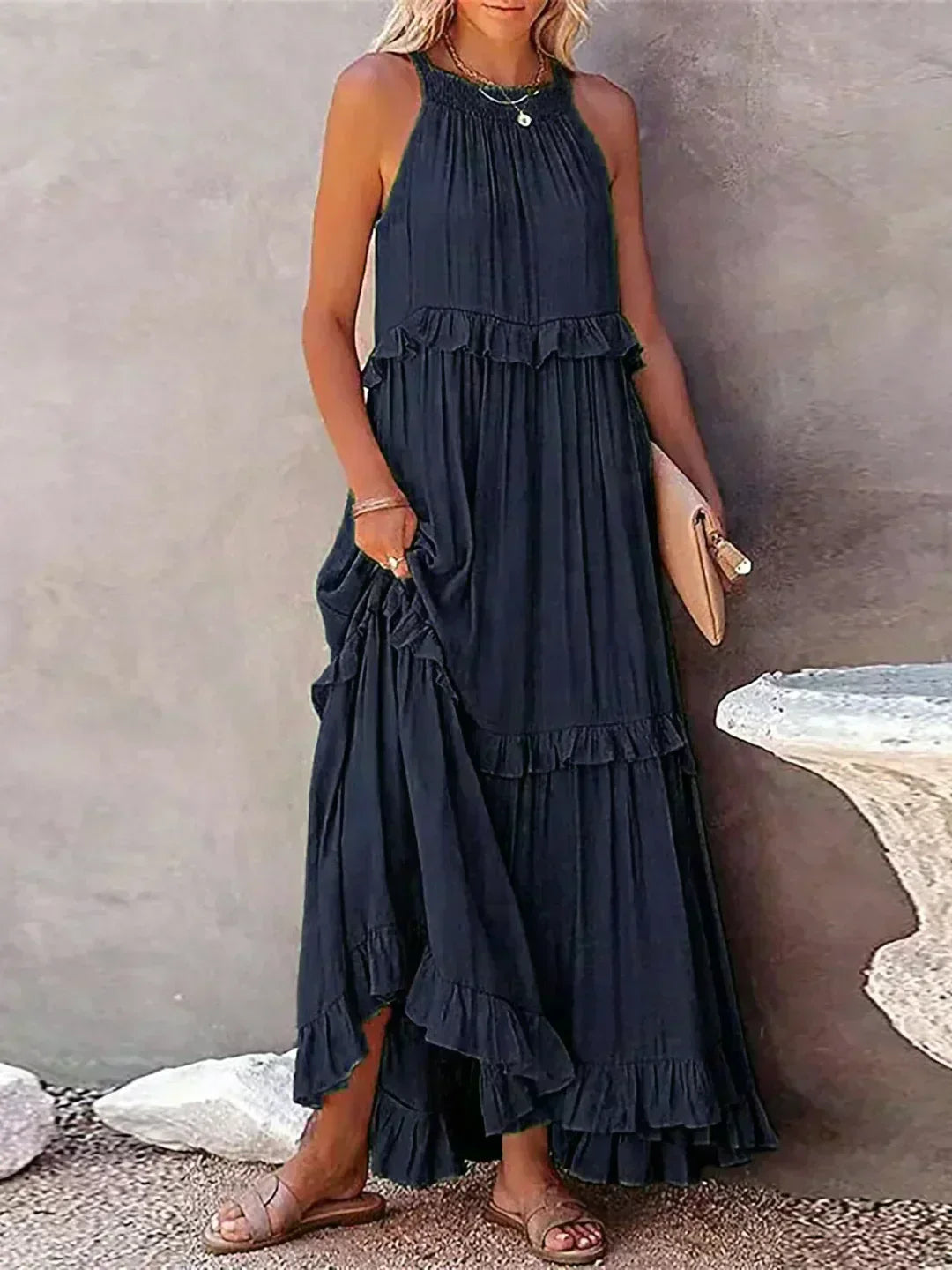 Dylilah | Kleid mit Rüschenabschluss