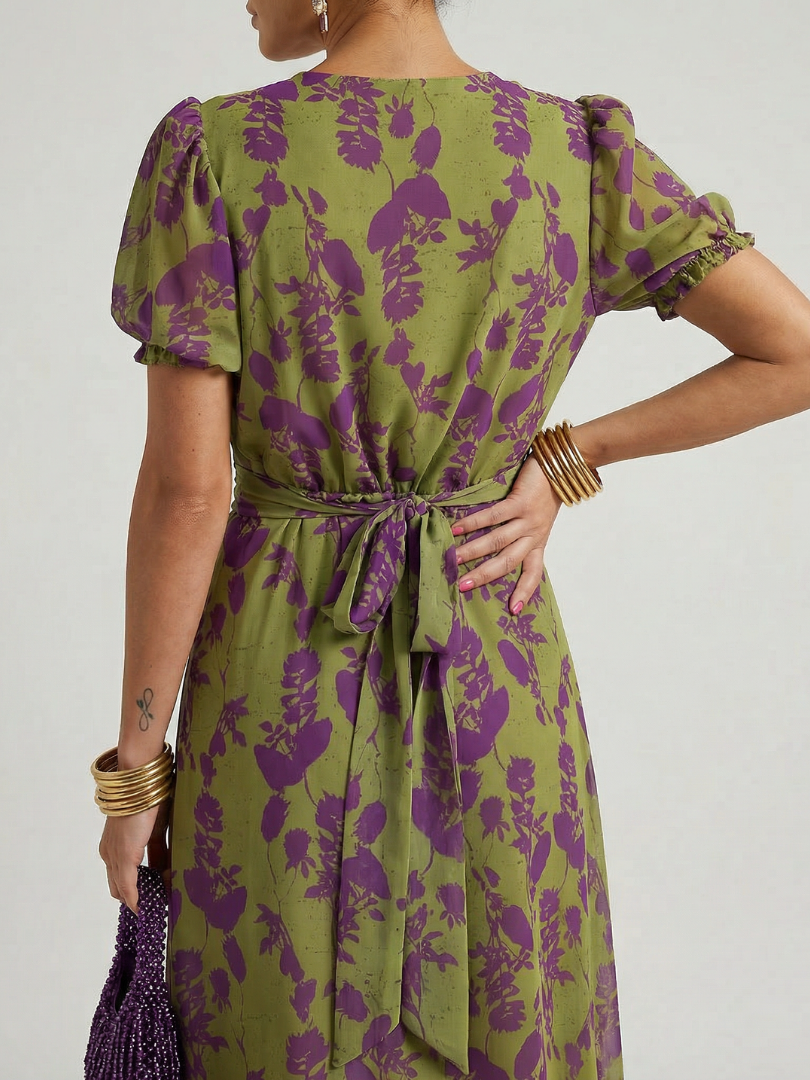 Virel | Midi-Blumenkleid für entspannte Anlässe