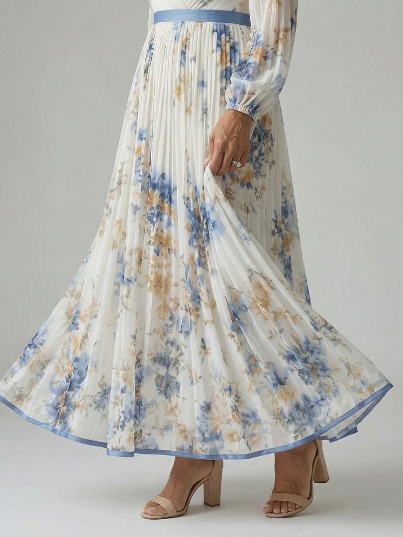 Rielle | Faltendes Wickel-Midikleid