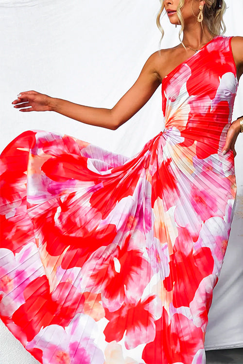Yanira™ | Einseitiges Faltenkleid