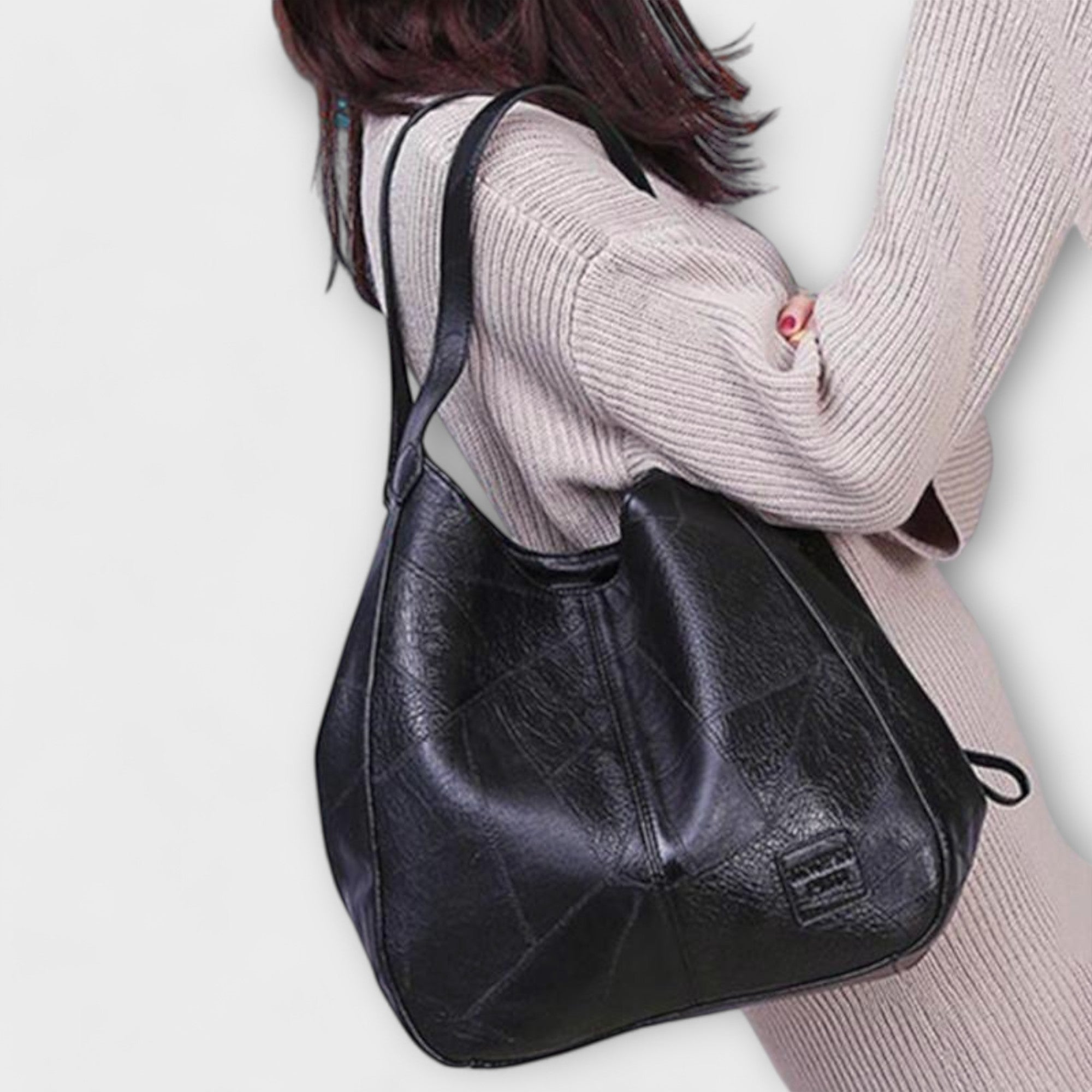 Olivia - Klassische Lederhandtasche