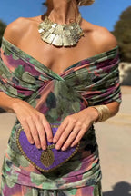 ANA | ELEGANT MAXI DRESS WITH PLEATS