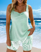 Xenia - Bedrucktes Tankini-Set für Damen