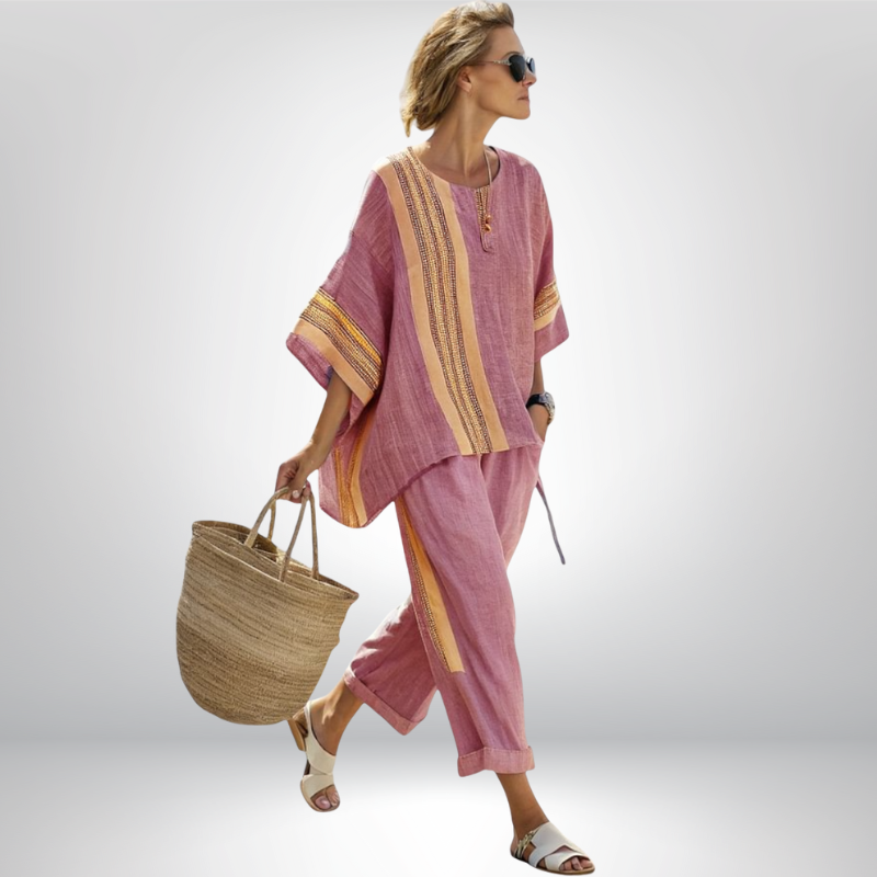 Daisy™ | Boho Komplett mit Streifenmuster