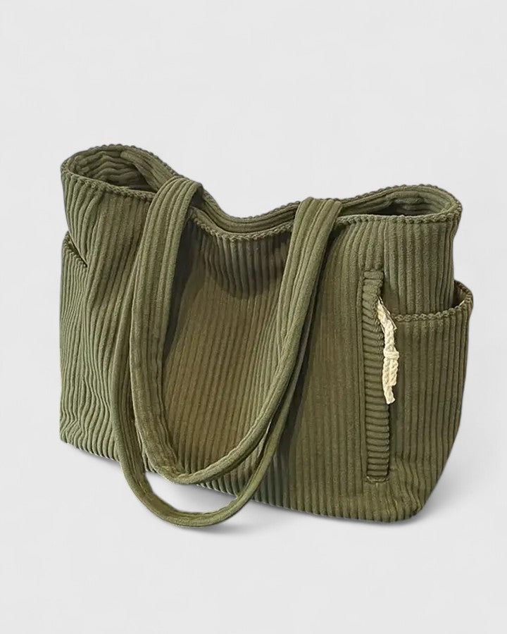 Liorane | Elegante Ripp-Tasche mit Kordel-Design