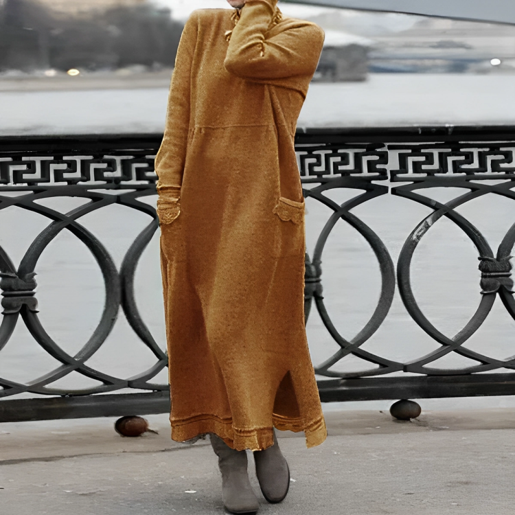 Gerda™ | Long Knit Dress