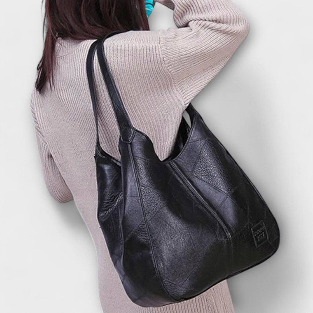 Olivia - Klassische Lederhandtasche