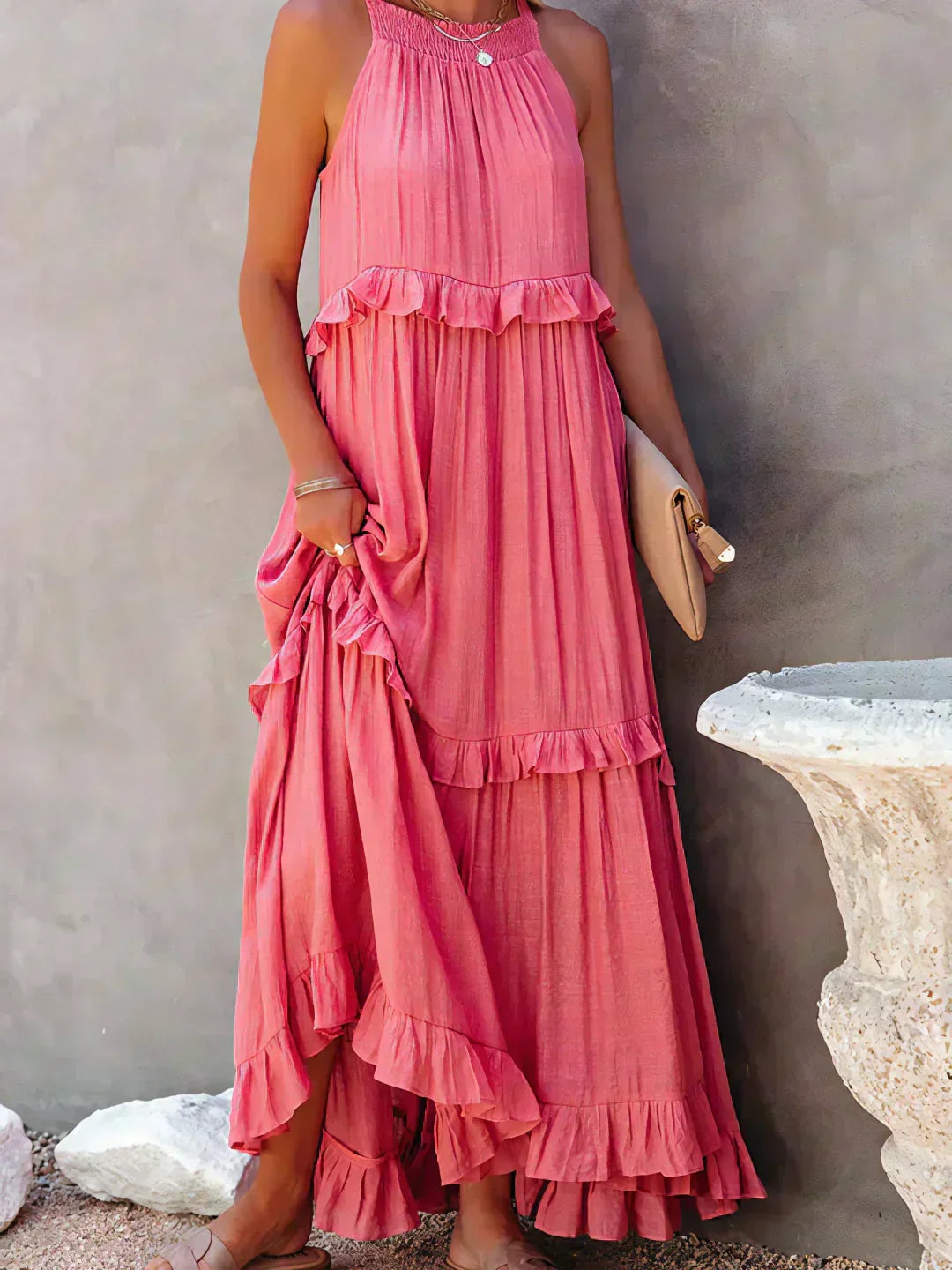 Dylilah | Kleid mit Rüschenabschluss