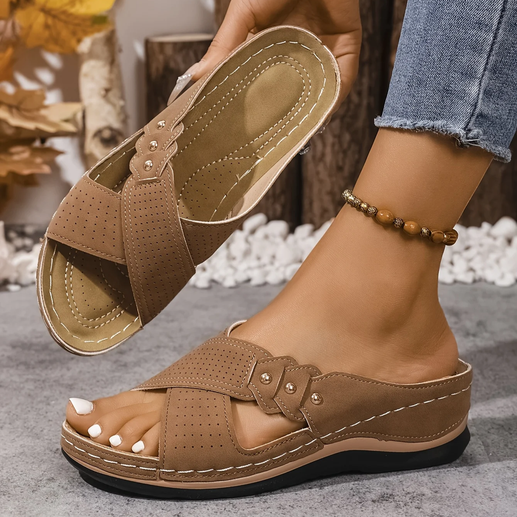Pascalle | Orthopedic Wedge Sandals