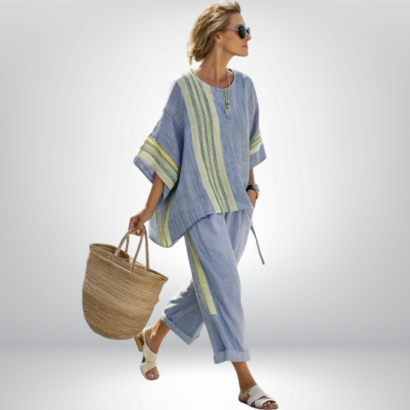 Daisy™ | Boho Komplett mit Streifenmuster