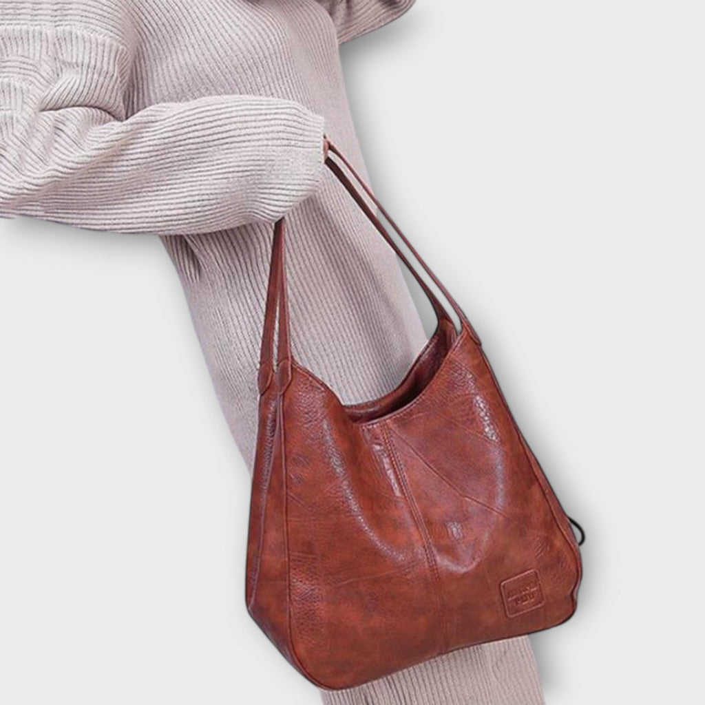 Olivia - Klassische Lederhandtasche