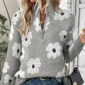 BLOOM | Pullover mit Zip-Kragen