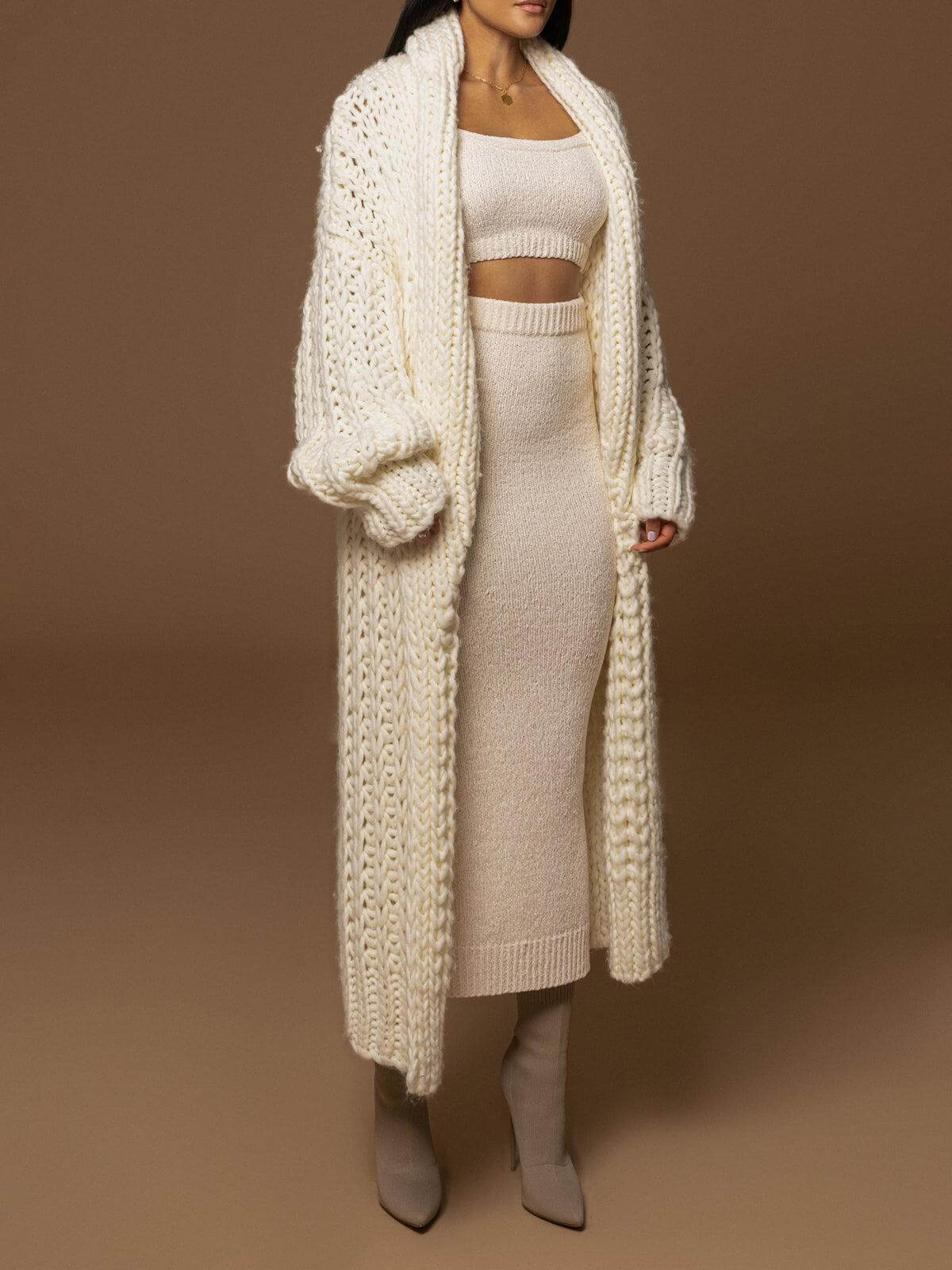 Ivory™ | Knitted Coat