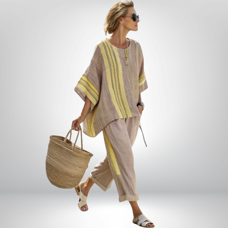 Daisy™ | Boho Komplett mit Streifenmuster