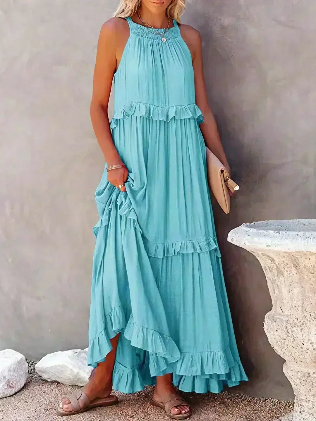 Dylilah | Kleid mit Rüschenabschluss
