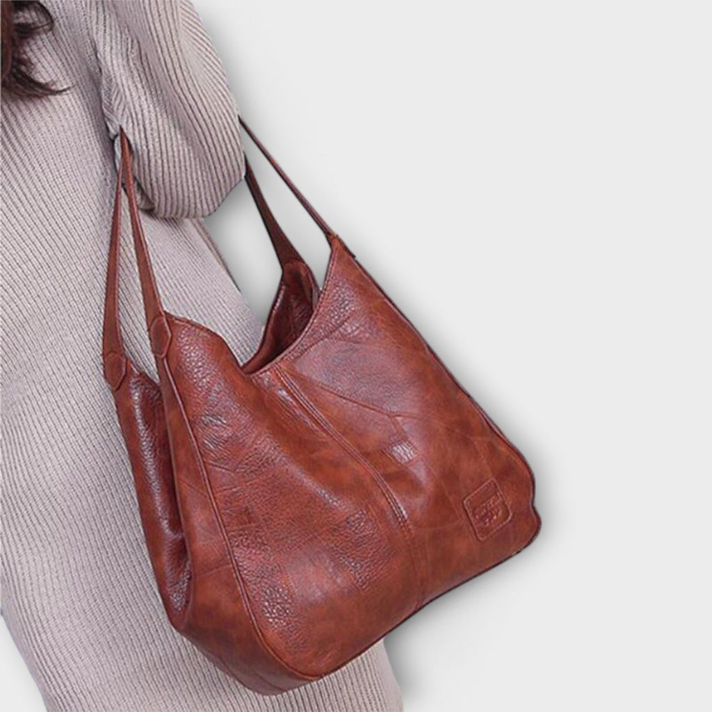 Olivia - Klassische Lederhandtasche