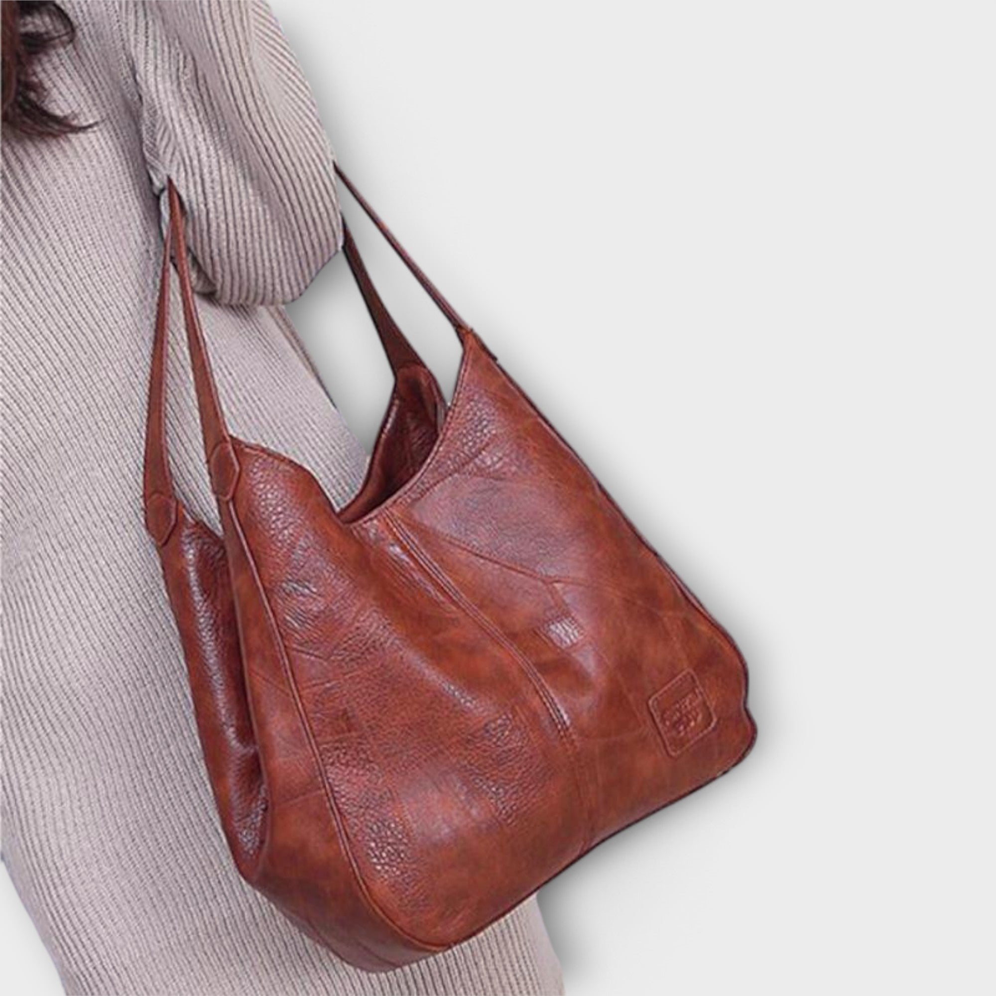 Olivia - Klassische Lederhandtasche
