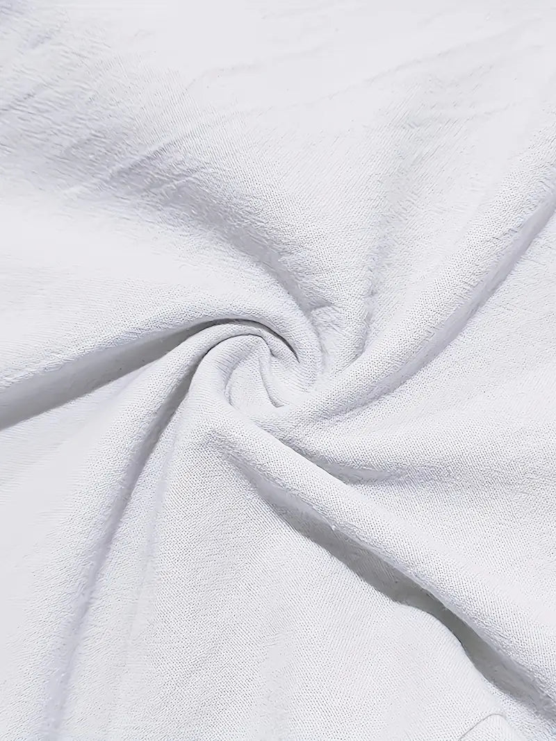 NICHOLS | Weite Leinenhose mit Kordelzug