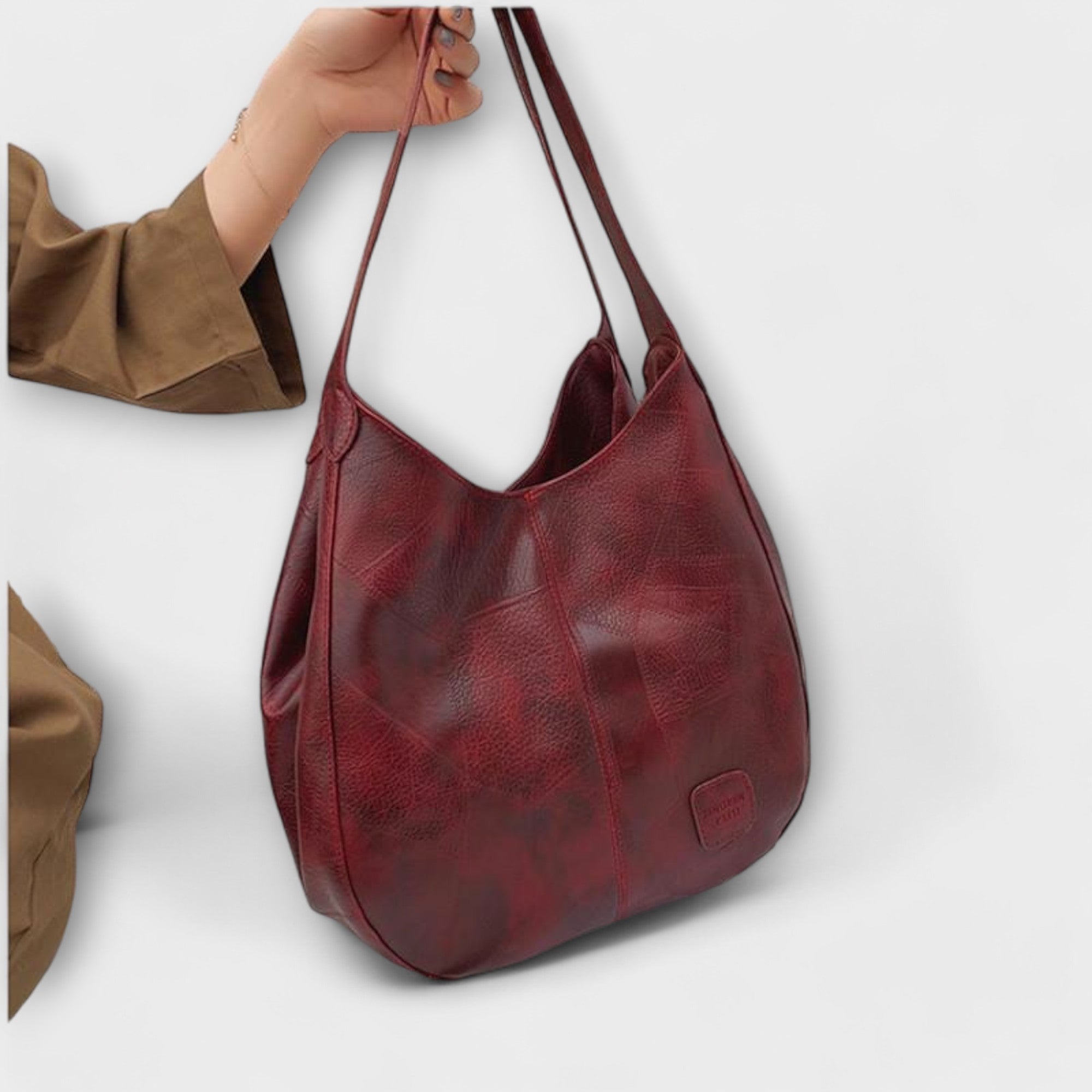 Olivia - Klassische Lederhandtasche