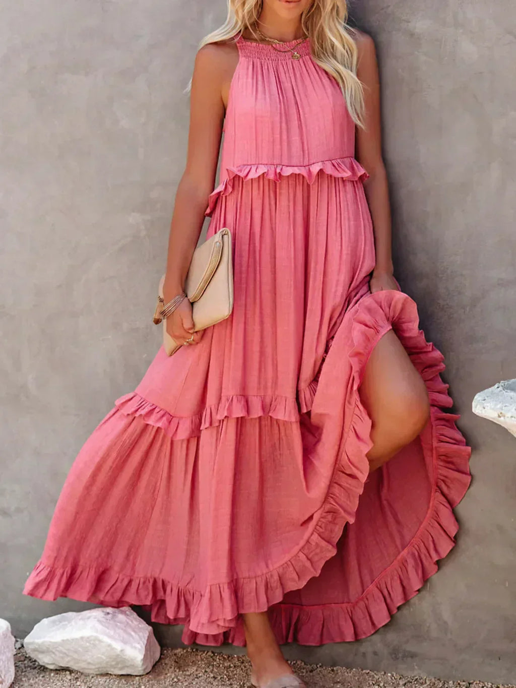 Dylilah | Kleid mit Rüschenabschluss