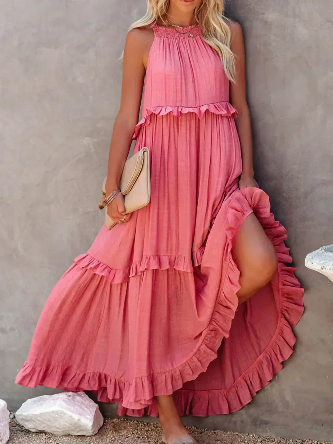 Dylilah | Kleid mit Rüschenabschluss