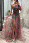 Grace | Floral Pleated Maxi Dress - Summer Escape Collection