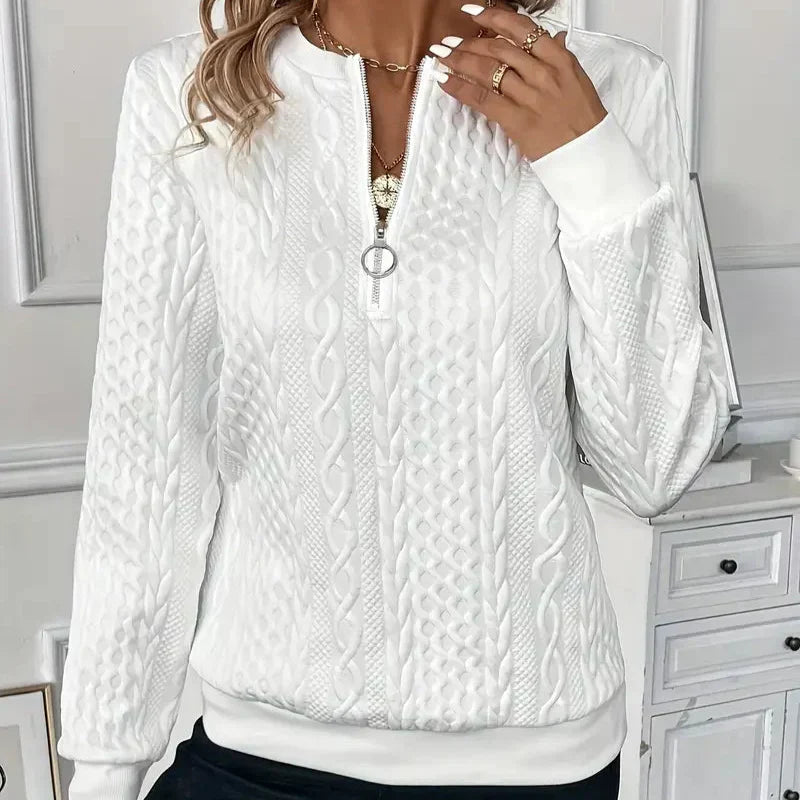 LUCIA I Zip-Up Pullover