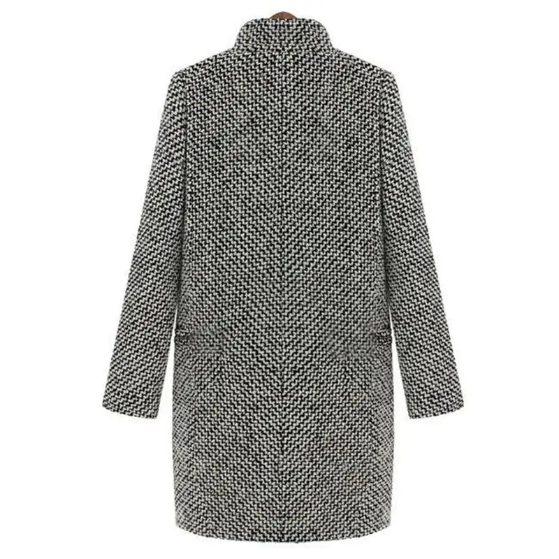 Wendy™ | Elegant Long Fabric Coat