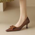 Célora Leather Strap Heels