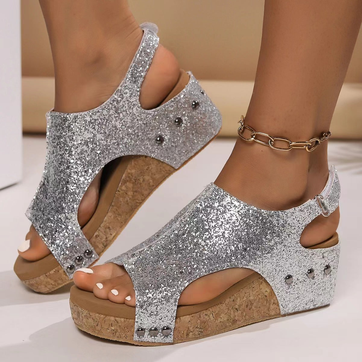 Briellae - Wedge Sandals