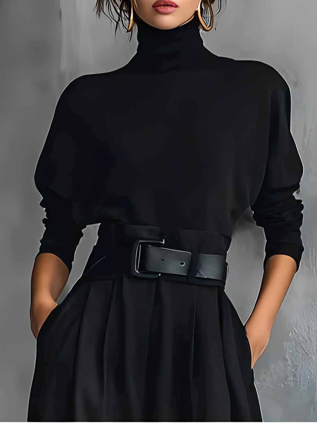 Mia – Jumpsuit mit Poloshirt-Kragen und geradem Bein