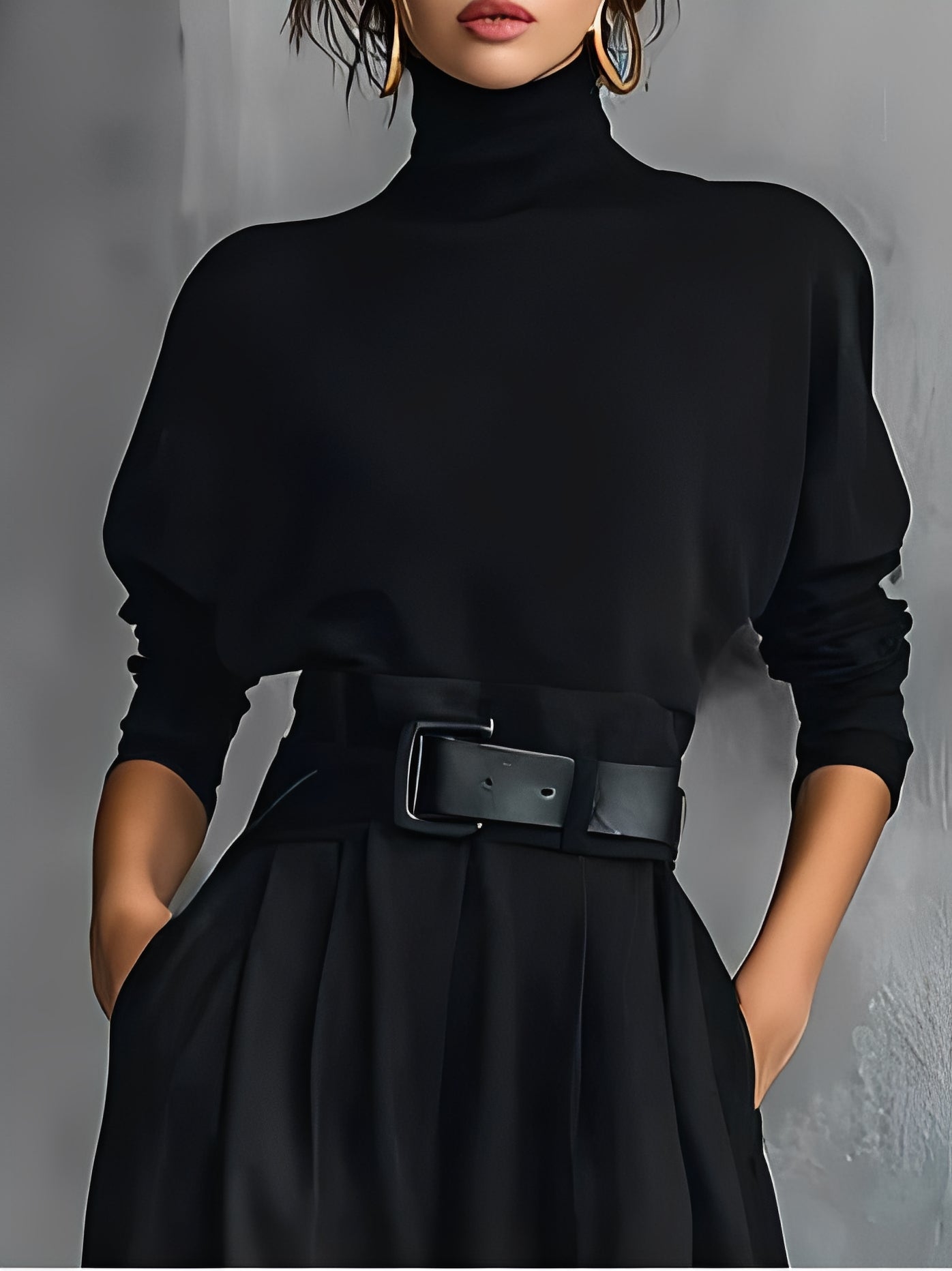 Mia – Jumpsuit mit Poloshirt-Kragen und geradem Bein