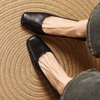 Oriel Leather Square Toe Pumps