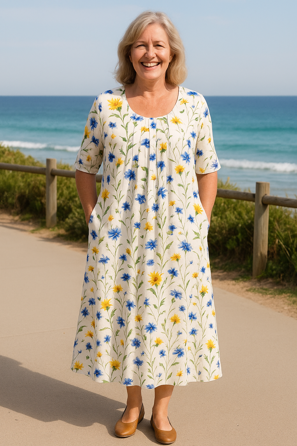 Ivryrose | Kleid - Elegante Strömung