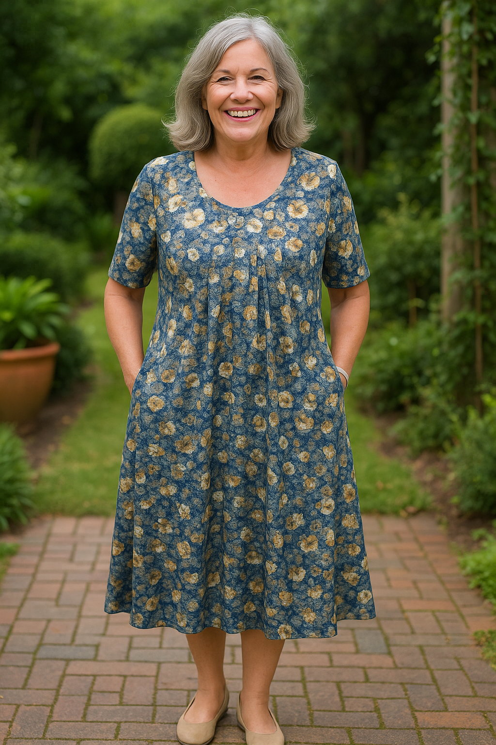 Ivryrose | Kleid - Elegante Strömung