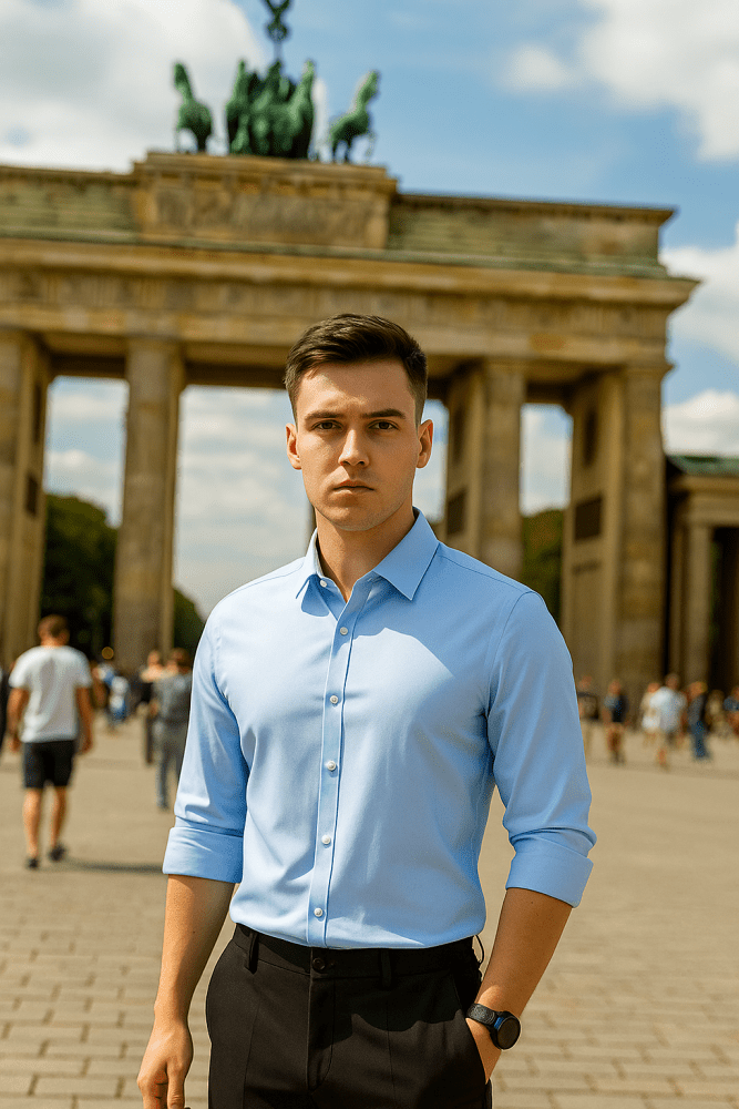 Lukas | Herren Stretchhemd ohne Knitter