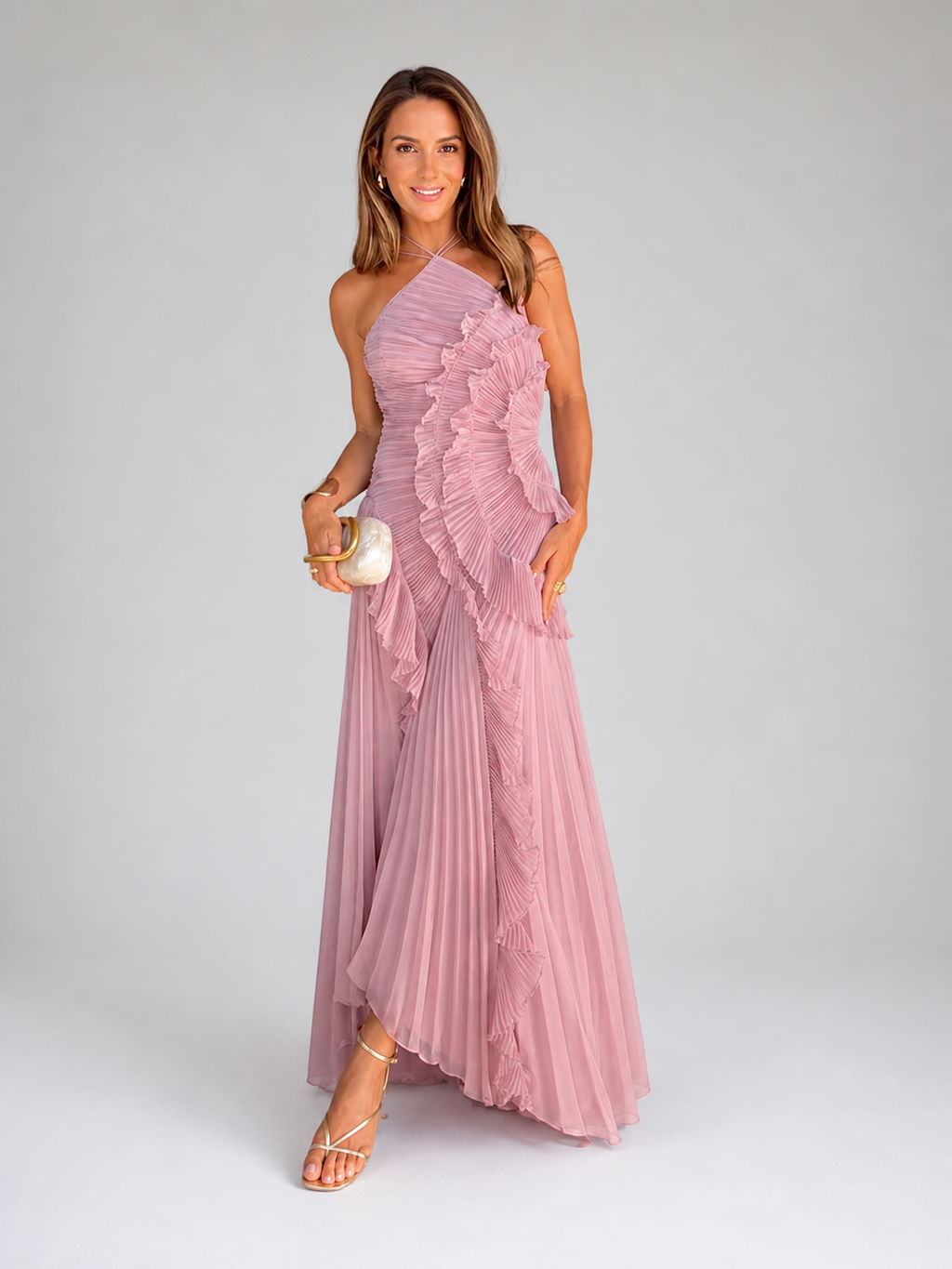 Harper | Maxikleid mit Halterdesign