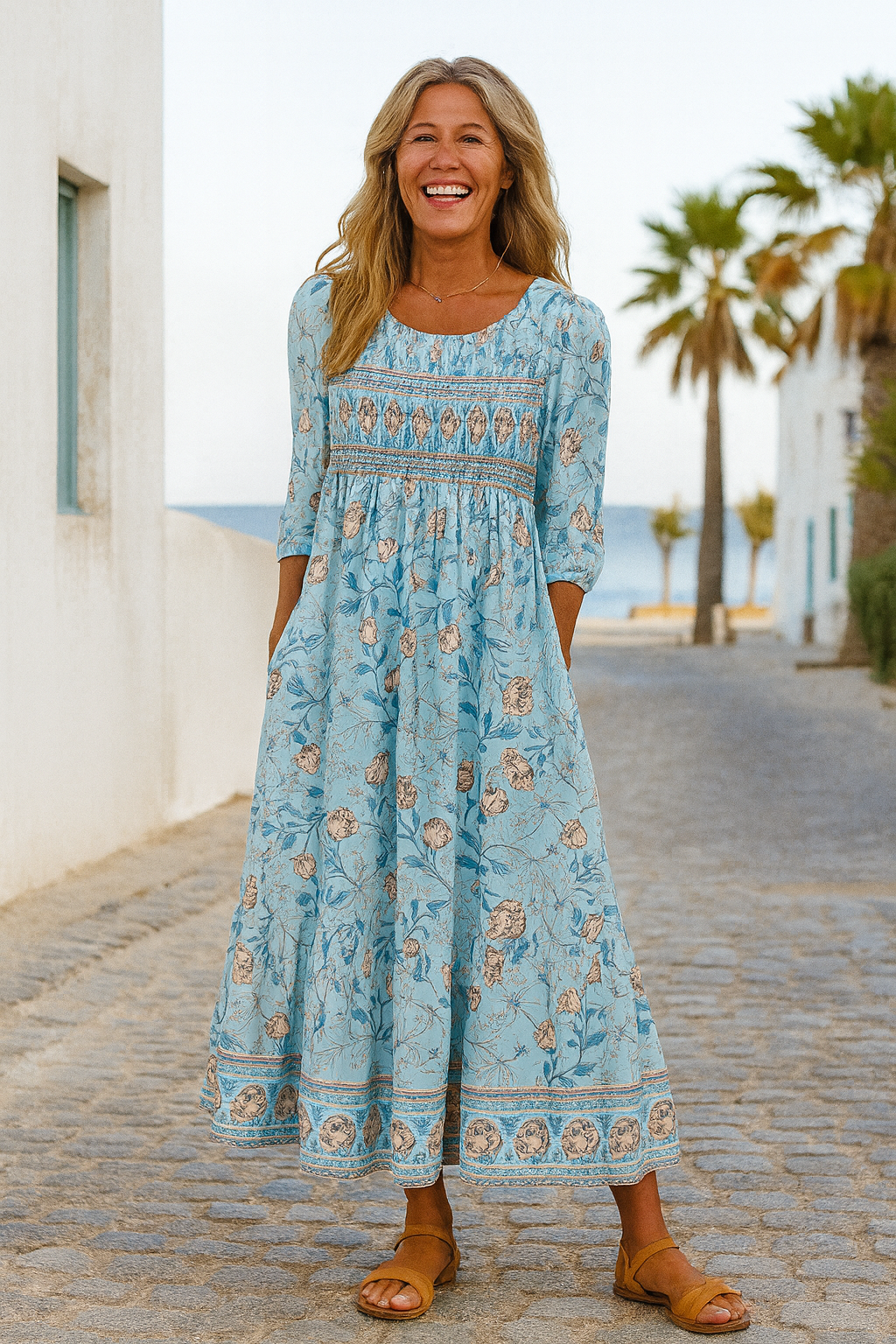 Meliora | Stilvolles Midi-Kleid für den Alltag
