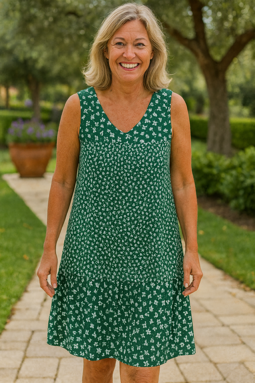 Lillian | Flowy Midi Dress