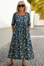 Eliza | Bequemes Midi-Kleid für entspannte Tage