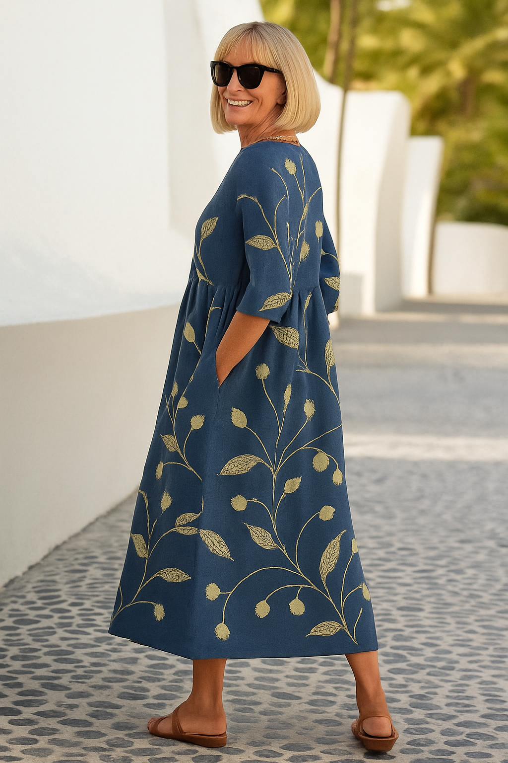 Eliza | Bequemes Midi-Kleid für entspannte Tage