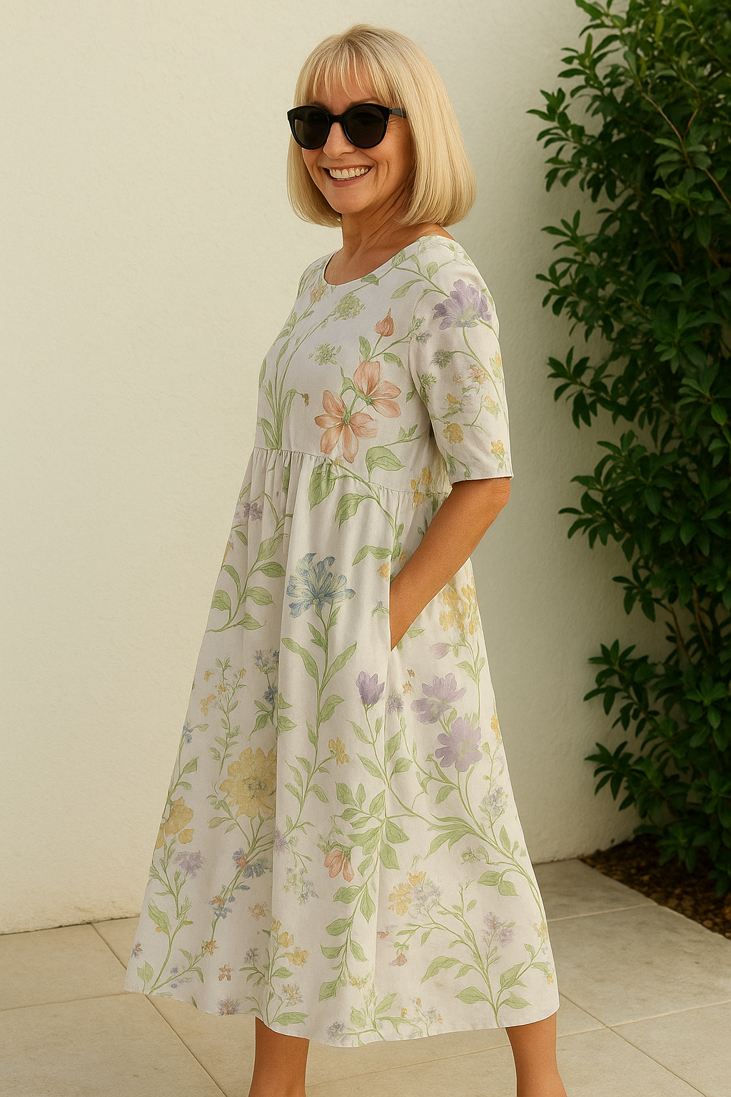 Eliza | Bequemes Midi-Kleid für entspannte Tage