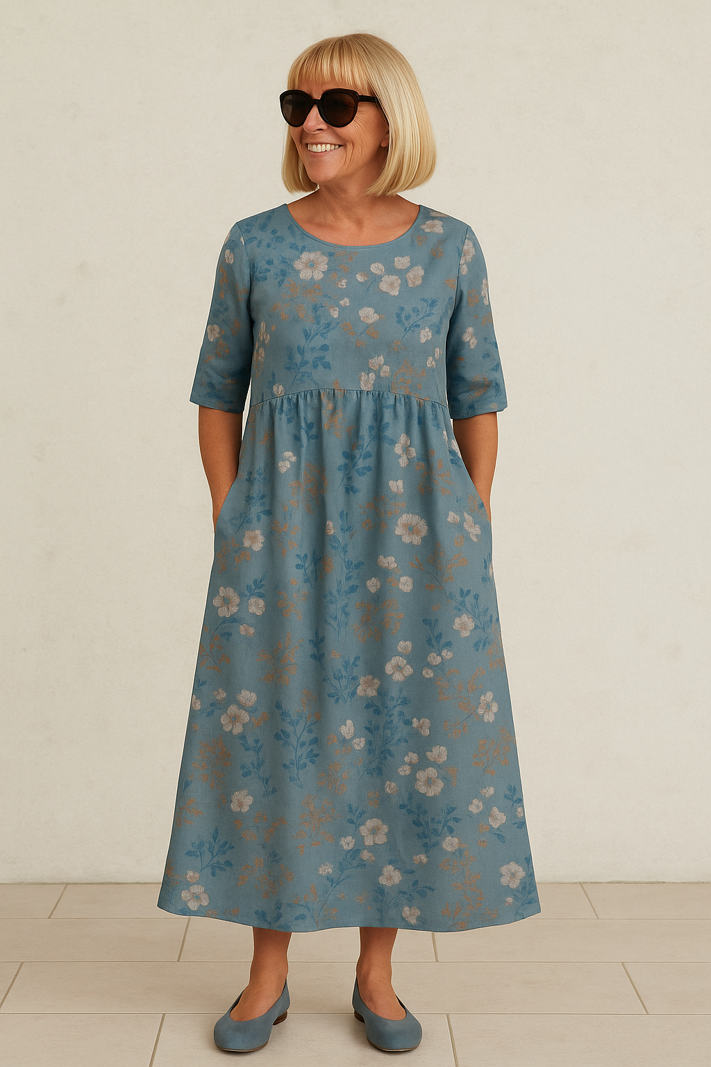 Eliza | Bequemes Midi-Kleid für entspannte Tage