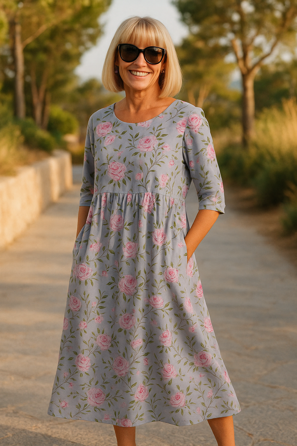 Eliza | Bequemes Midi-Kleid für entspannte Tage