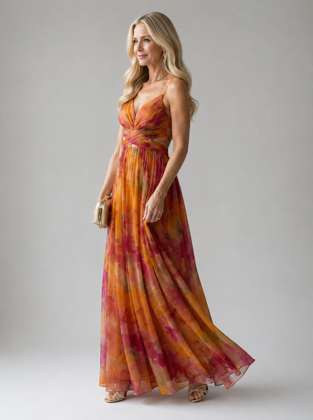Isel | Soft Wrap Maxi Dress